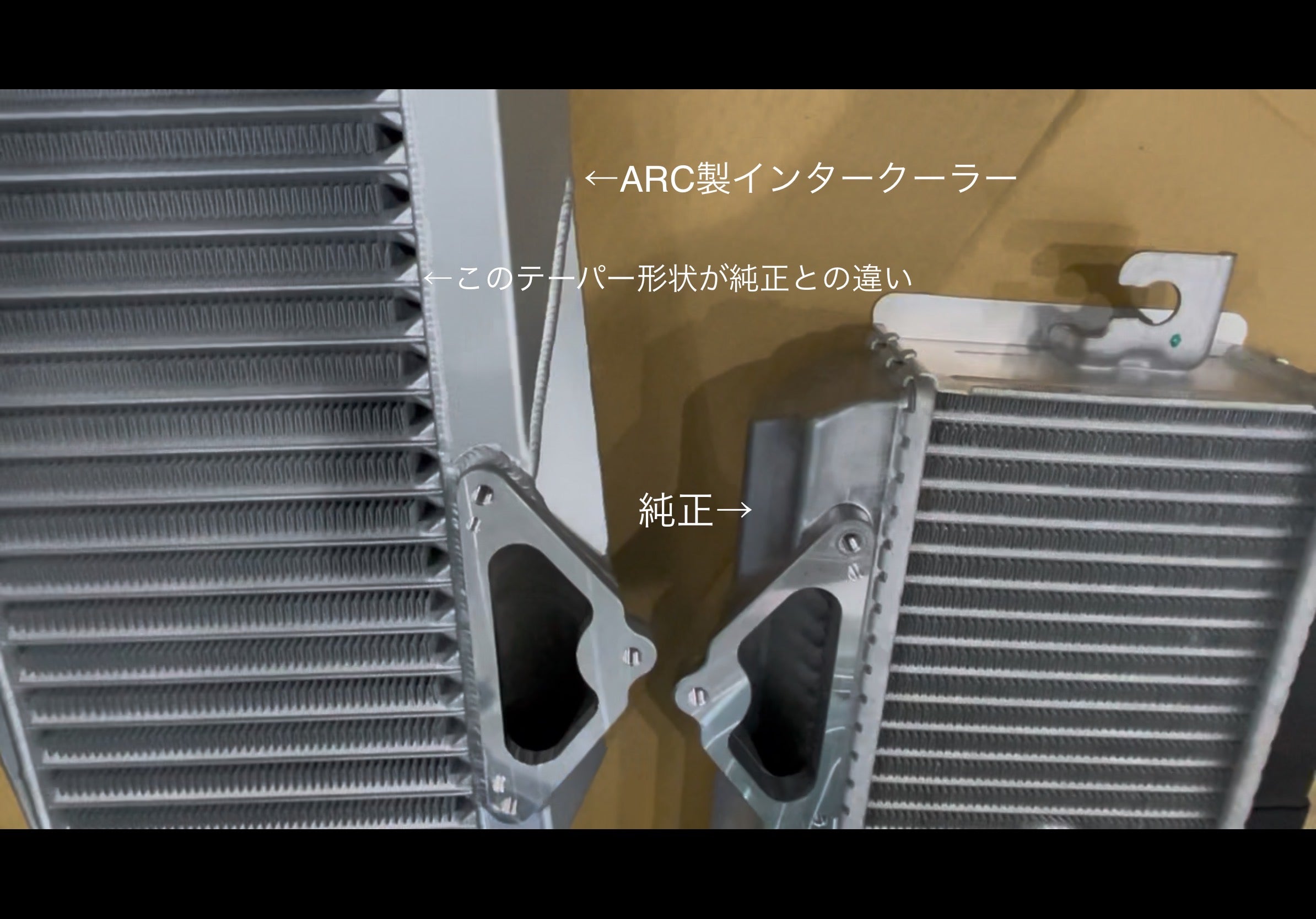 ARCインタークーラー　スバルWRX S４、スバル レヴォーグ用 純正置換タイプ