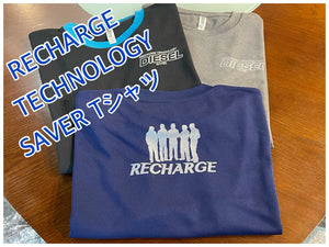 DIESEL  RECHARGE TECHNOLIGY SAVERドライTシャツ